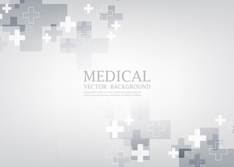 gray vector wallpaper.abstract medical vector background.