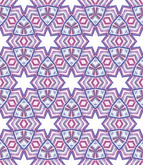 Modern Abstract, Endless Repeat Painting. 