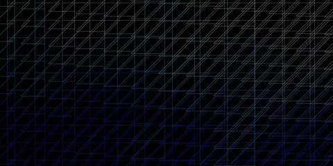 Dark BLUE vector texture with lines. Geometric abstract illustration with blurred lines. Pattern for booklets, leaflets.