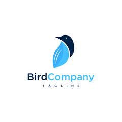 Kingfisher bird logo design. Awesome a kingfisher bird logo. A kingfisher bird logotype.