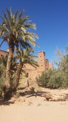 Fototapeta na wymiar View inside Ait ben Haddou in Morocco.