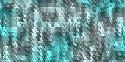 Light BLUE vector background with lines, triangles.