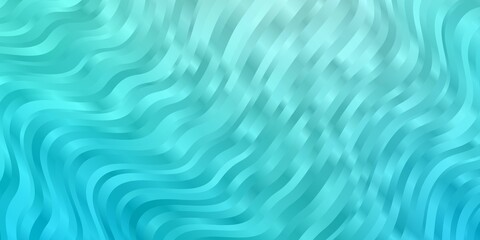 Light Blue, Green vector pattern with lines. Bright illustration with gradient circular arcs. Best design for your posters, banners.