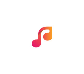 icon music logo design element