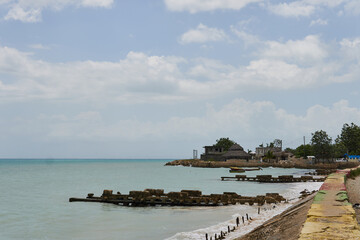 View of the seascape in Bluefields Jamaica