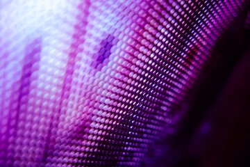 CloseUp LED blurred screen. LED soft focus background. abstract background ideal for design.
