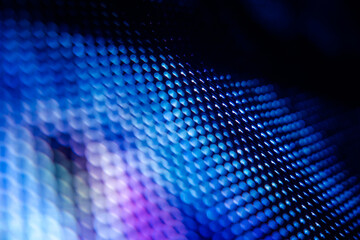 CloseUp LED blurred screen. LED soft focus background. abstract background ideal for design.