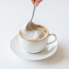 cup of cappuccino 