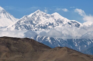 Fototapeta premium majestic mountains in Mustang Nepal County