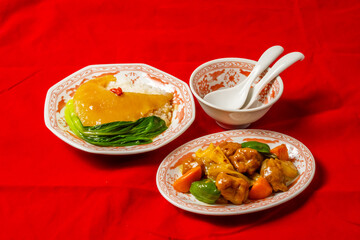 酢豚　Chinese food sweet and sour pork