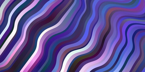 Fototapeta premium Light Pink, Blue vector backdrop with circular arc.