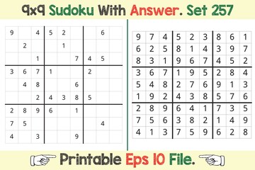 Advance Sudoku Puzzle Games Easy to Hard with Answer