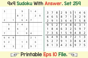 Advance Sudoku Puzzle Games Easy to Hard with Answer