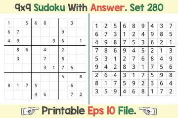 Advance Sudoku Puzzle Games Easy to Hard with Answer