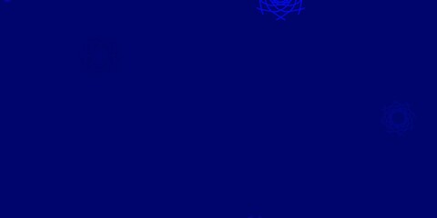 Light BLUE vector backdrop with chaotic shapes.