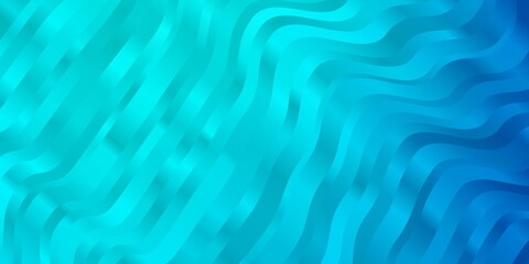 Fototapeta premium Light BLUE vector backdrop with bent lines. Colorful illustration with curved lines. Pattern for ads, commercials.