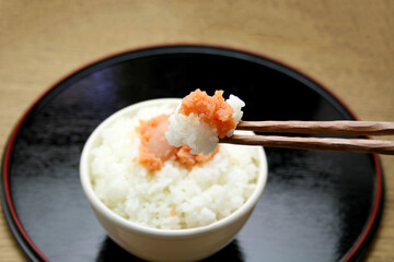 明太ご飯　明太子　ごはん