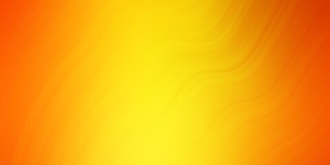 Light Orange vector background with wry lines. Abstract illustration with bandy gradient lines. Best design for your posters, banners.