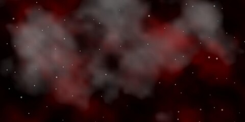 Dark Red vector layout with bright stars. Modern geometric abstract illustration with stars. Best design for your ad, poster, banner.