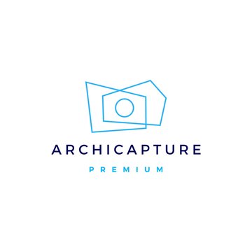 architecture photo photography logo vector icon illustration