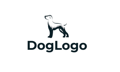 Dog Logo can for Pet Clinic ,Veterinary ,Pet care , Pet Shop - Dog Shop - Dog Community - DOg LOvers with modern design , fresh concept ,blue color and vector EPS 10