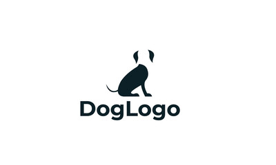 Dog Logo can for Pet Clinic ,Veterinary ,Pet care , Pet Shop - Dog Shop - Dog Community - DOg LOvers with modern design , fresh concept ,blue color and vector EPS 10