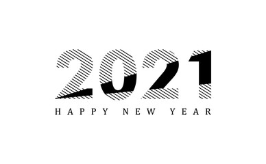 happy new year 2021 design vector, 2021 image design