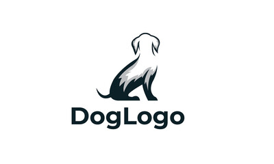 Dog Logo can for Pet Clinic ,Veterinary ,Pet care , Pet Shop - Dog Shop - Dog Community - DOg LOvers with modern design , fresh concept ,blue color and vector EPS 10