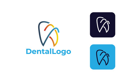 dental care logo can for dental clinic , dental health , tooth logo -tooth medical - doctor tooth - symbol tooth -dentists logo with modern design , fresh concept ,blue color and vector EPS 10