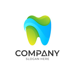 dental clinic logo design, dentist logo template