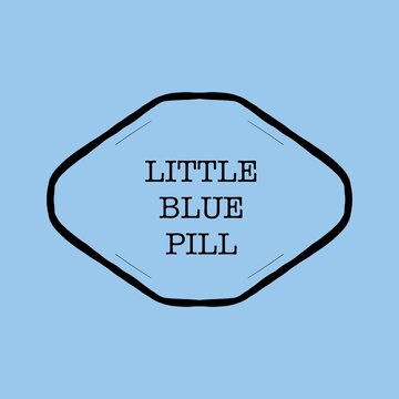 Little Blue Pill Illustration 