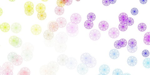 Light Multicolor vector backdrop with dots.