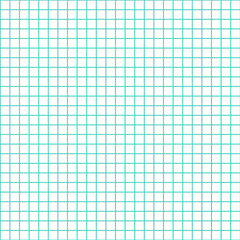 Grid paper. Abstract squared background with blue graph. Geometric pattern for school, wallpaper, textures, notebook. Lined blank isolated on transparent background.