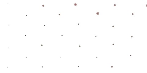 Light Green, Yellow vector texture with memphis shapes.