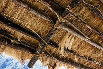 rustic thatched roof