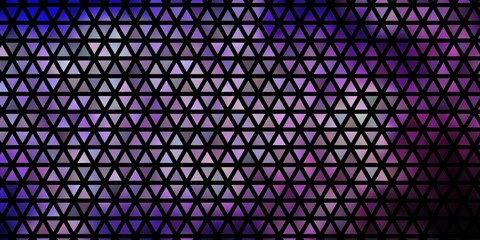 Light Purple vector texture with triangular style.