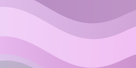 Light Purple, Pink vector background with bent lines. Colorful illustration in circular style with lines. Pattern for websites, landing pages.