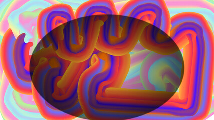 abstract background with colorful circles
