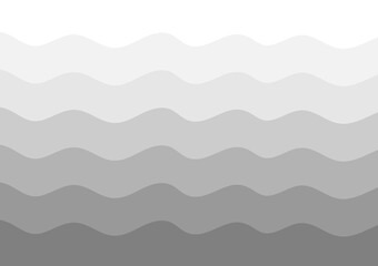 Abstract wave line or curve shapes composition elements pattern design on difference gray and white shade background. Using for paper printing, book cover, page fill, backdrop and wallpaper.