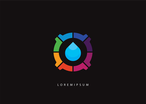 Pumbling Service Logo. water tap and pipe control  logo, service icon, pumbling symbol illustration