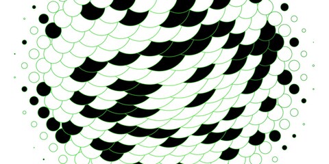 Light Green vector layout with circle shapes. Abstract colorful disks on simple gradient background. Pattern for booklets, leaflets.