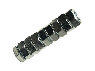 Isolated object bolt with nut