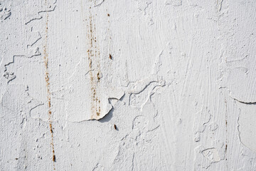 Background image of texture of painted concrete wall in cracks