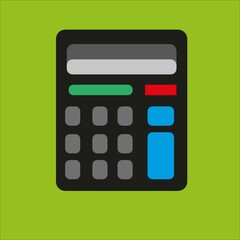 calculator icon vector illustration