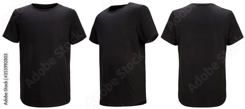 black t shirt render