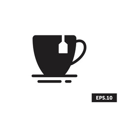 Cup of coffee/tea icon logo, Cup of coffee/tea sign/symbol vector