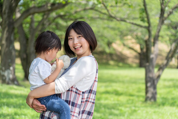 Fototapeta premium 保育園 保育士