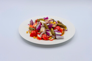 VARIED SALAD PLATE