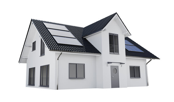 Solar Haus 3D Rendering