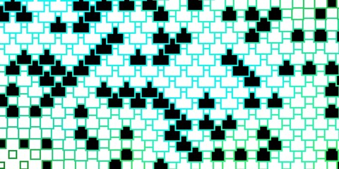 Fototapeta premium Light Green vector backdrop with rectangles. Modern design with rectangles in abstract style. Pattern for busines booklets, leaflets